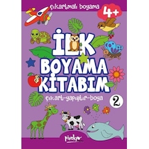 Çıkartmalı İlk Boyama Kitabım 4+ Yaş-2
