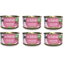 Schesir Ton Ve Jambonlu Tam Ve Dengeli Jöleli Kedi Konservesi 85 Gr. X 6 Adet