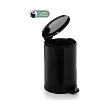 Cigo Pedallı Çöp Kovası 12 Lt Siyah-7453