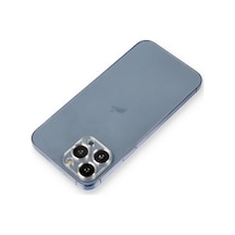 Apple İphone 12 Pro Metal Kamera Lens Koruma Cam - Gümüş Belirtilmemiş