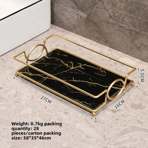 Yunboo Banyo Taşınabilir Raf - Siyah Altın Tek Katlı, Çelik Ve Cam Malzeme, 3-5 Kg Yük Tutumu, Delme Yok, Kozmetik/ürün Depolama Diğer