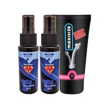 Bonie 2 Tane Machoman 60 Ml Erkek Zaman Spreyi + Maxi Size Erkek Özel Yeri Boyutlandırıcı Krem