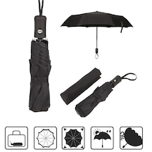 Microcase Unisex Rüzgarda Kırılmayan Su Geçirmez Şemsiye 8 Telli Al4662