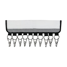 Konesam Fonksiyonel Demir Mantar Klipsli Çanta Şapka Organizer - Taşınabilir Ev & Seyahat Giysi Dolabı Depolama Rakımi Beyaz Beyaz