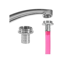 Musluk Hortum Bağlantı Aparatı, 1/2 İnç Dış Dişli Pirinç Rekor, Sızdırmaz Metal Adaptör