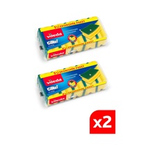 Vileda Yeşil Klasik Oluklu Bulasik Süngeri 2 x 5 'li