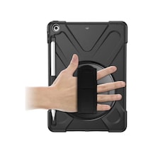 Apple Uyumlu iPad 9. Nesil 10.2" Kılıf Defender Standlı Askılı Tank Case
