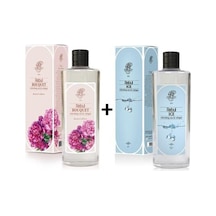 Rebul Kolonya Bouquet 270 Ml Cam Şişe & Kolonya Ice 270 Ml Cam Şişe
