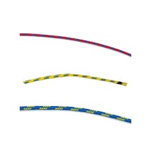 Cabo Superline Örgülü Halat. Dyneema 100%. 1Mm. Kırm/Siyah-Beyaz