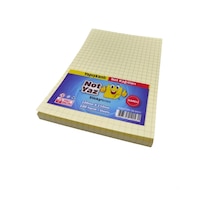 Notyaz Yapışkanlı Bloknot 150 100mm Kare Baskılı 80 Yaprak Çok Renkli
