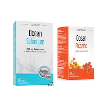 Orzax Ocean Selenyum 200 Mcg 60 Tablet + Ocean Picozinc Çinko Pikolinat 30 Tablet