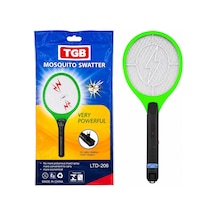 Tgb-8097 Ltd-206 Elektronik Sinek Öldürücü Cız Makine Fiş Sarjlı Raket Modeli
