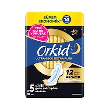Orkid Ultra Ekstr Hijyenik Ped Dörtlü Gece Extra 14 4'li Avantaj Paketi - 4 Adet Tarı