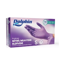 Pudrasız Nitril Eldiven Lila S Beden 100 Adet