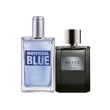 Avon Individual Blue ve Elite Gentleman in Black Erkek Parfüm Seti