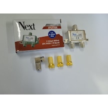 Kablo Tv ve Uydu Çoklayıcı 3 Adet F Connektör 1 Adet L Connektör