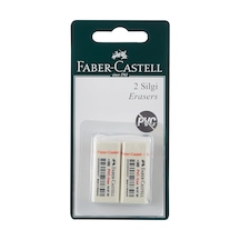 Faber-castell 2 Plastik Silgi 7086/30 Beyaz