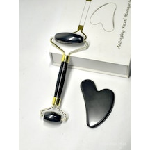 Hematit Gua Sha Roller Set