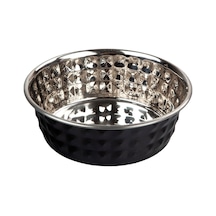 Hdep(C) 17 Oz 11 CM İşlemeli Çelik Köpek Mama ve Su Kabı