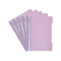 10 Adet A4 Lila Telli Dosya 1 Paket Ekonomik Kaliteli Telli Dosya Ofis Büro Okul Tek Renk