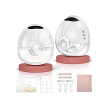 Lulia Store Çift Elektrikli Göğüs Pompası, Eller Serbest, 4 Mod, 9 Seviye, Bpa Içermez Lulia Store Çift Elektrikli Göğüs Pompası, Eller Serbest, 4 Mod, 9 Seviye, Bpa Içermez