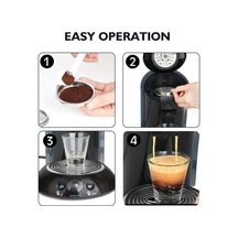 İcafilas Senseo Paslanmaz Çelik Yeniden Kullanılabilir Kapsül Filtre İle Kolay Ve Dayanıklı Kahve Yapımı Diğer Diğer