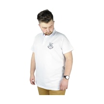 Mode Xl Büyük Beden Erkek T Shirt Polo Mdx Club 22305 Beyaz 001