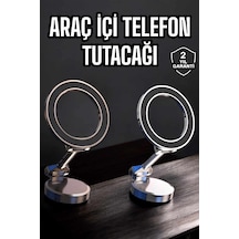 Telefon Tutucu Tüm Arabalara Uyumlu Araç İçi Katlanabilir Manyetik Tasarım - Sarı