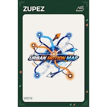 Zpz718 Urban Motion Map Ütüyle Uygulanabilir Transfer Baskı - 911529885