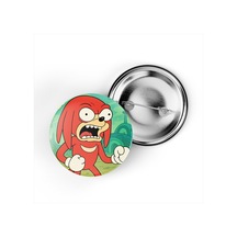 Knuckles - 44 Mm İğneli Çanta Rozeti - 5 Adet Diğer
