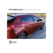 Fiat Bravo Krom Cam Çıtası 6 Prç. 2008 Üzeri P. Çelik
