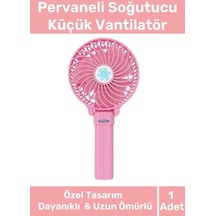 Cep Boyu Usb Şarjlı 3 Kademeli Sessiz Taşınabilir Mini Fan Pervaneli Soğutucu Küçük Vantilatör