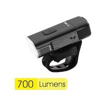 Moon RIGEL 700 Lümen USB Bisiklet Ön Far Lambası Siyah