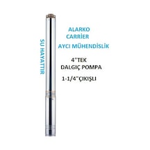 Alarko 4Sdm2 16 0.75Kw 1Hp 220V Takım Dalgıç Pompa