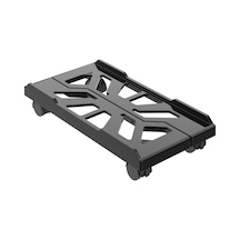 Skycity Mobil Bilgisayar Kasası Ayaklığı - Genişlik Ve Yükseklik Ayarlanabilir, Sıcak İletimi Engeller, Tekerlekli Ve Frenli, Ev Ofis Kullanıma Uygun Siyah