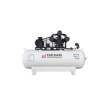 Demr Kompresör Hava Kompresörü Pistonlu 500 Lt 3 Kafa 8 Bar 10 Hp