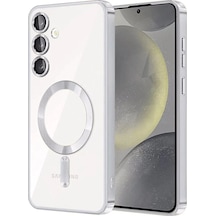Tedar Samsung Galaxy Uyumlu A55 5g Kross Magneticsafe Kapak - Gümüş Najmaddin standart