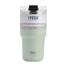 Tyeso Tripletask Termos Vakumlu Paslanmaz Çelik Pipetli 600 ML Tyeso Tripletask Termos Vakumlu Paslanmaz Çelik Pipetli 600 ML