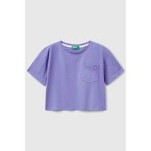 United Colors Of Benetton Kız Çocuk T Shirt 3ı1xc10n8 Mor Mor
