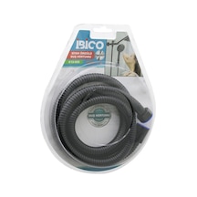 İbico K13-028 Siyah Metal Örgülü Duş Hortumu 1.5 M Vakumlu Ambalaj Anti Twist
