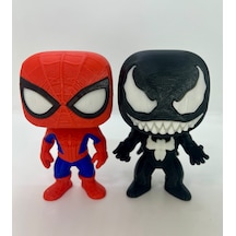 Venom Ve Spider-man 3d Figür