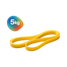 Evapera Tekli Fitness Pilates Cross Barfiks Spor Direnç Lastiği Kas Geliştirme Training Bandı Bant 1 Adet Sarı 5kg Çok Renkli