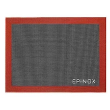 Epinox Profesyonel Silikon Delikli Pişirme & Hamur Açma Matı 40x60cm Sdm-64 Siyah