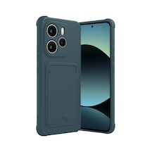 Uryport Xiaomi Redmi Note 14 4g Kelvin Kartvizitli Silikon - Koyu Yeşil