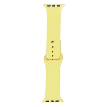 Watch Ultra 49mm Band Serisi Klasik Kordon Silikon Strap Kayış-açık Sarı