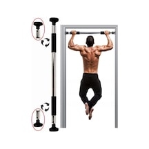 Barfiks Çubuğu 60-100 Cm Çift Süngerli Ayarlanabilir Barfiks Çekme Demiri Barfiks Aleti
