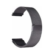 Huawei Watch Gt 3 42mm Uyumlu Krd-12 Metal Zore Kordon-siyah