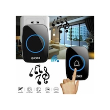 Sonex 2 Buton 1 Alıcı Kablosuz Uzaktan Kumandalı Led Kapı Zili