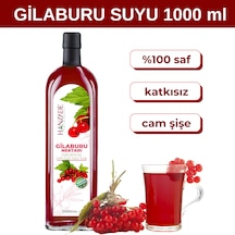 Hanzade Bitkisel Gilaburu Suyu Nektarı Şeker İlavesiz Cam 1 L