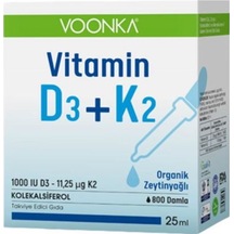 Voonka Vitamin D3 K2 25Ml